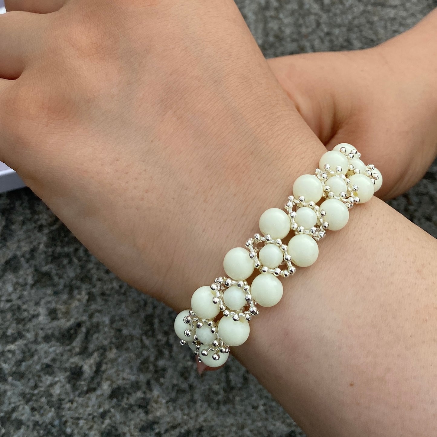 072 : Cream White